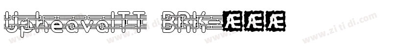 UpheavalTT BRK字体转换